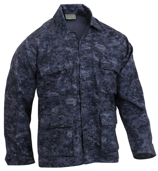 Rothco Digital Camo BDU Shirts - Dark Blue Digital Camo
