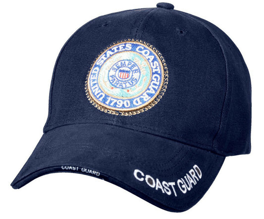 Rothco U.S. Coast Guard Deluxe Low Profile Insignia Cap