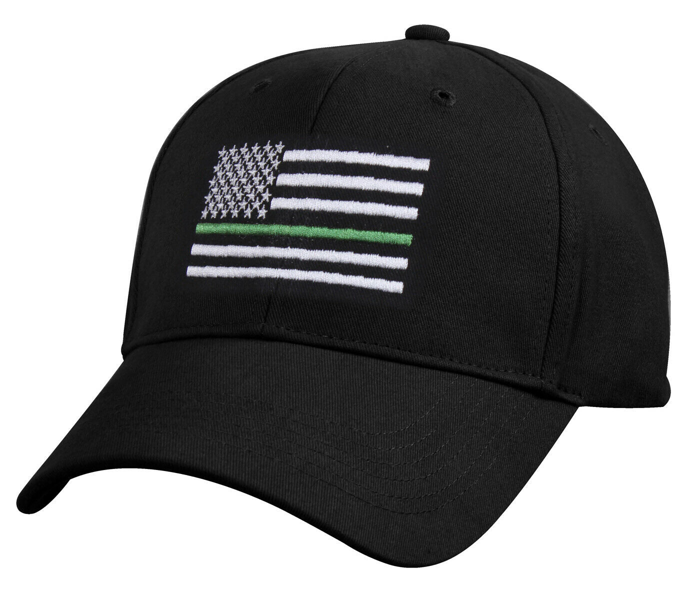 Rothco Thin Green Line Flag Low Pro Cap