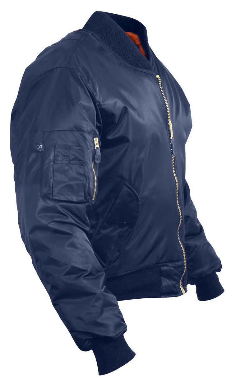 Rothco MA-1 Flight Jacket - Navy Blue