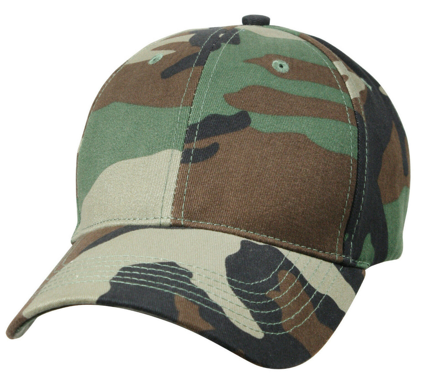 Rothco Camo Supreme Low Profile Cap -Woodland Camo