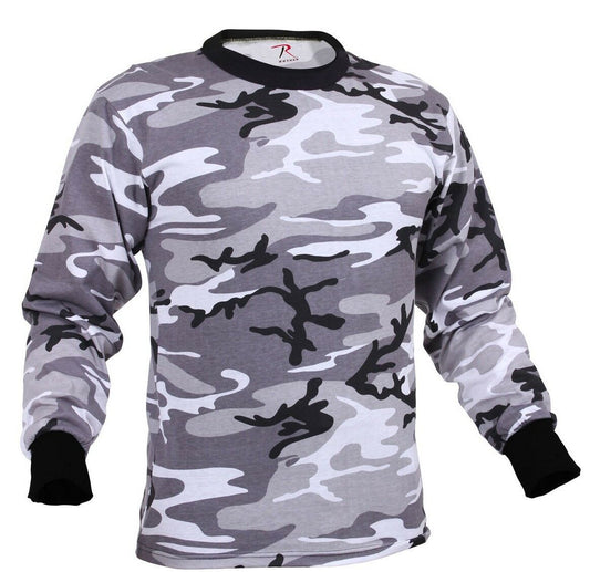 Rothco Long Sleeve Color Camo T-Shirt - City Camo