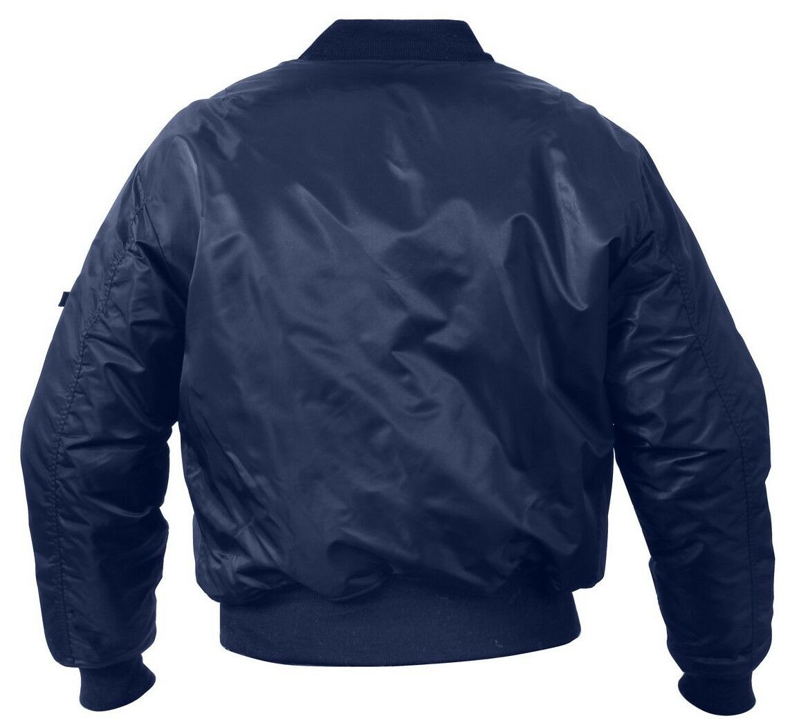 Rothco MA-1 Flight Jacket - Navy Blue