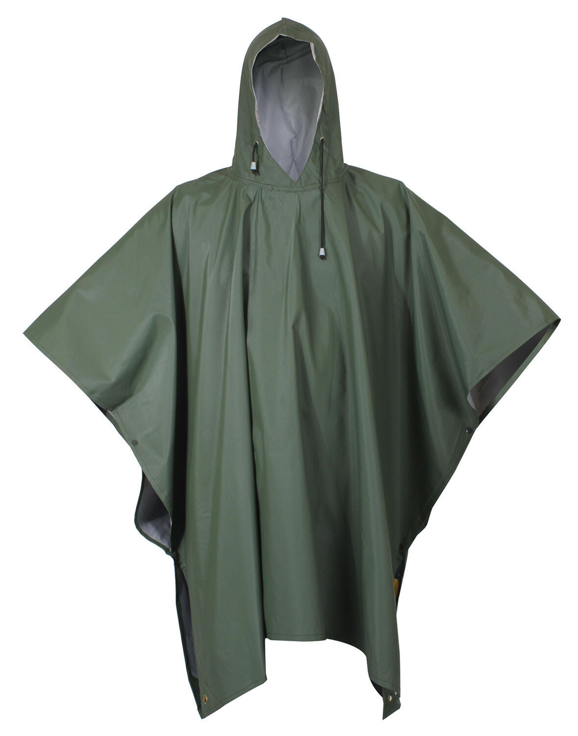Rothco Rubberized Rainwear Poncho - Olive Drab