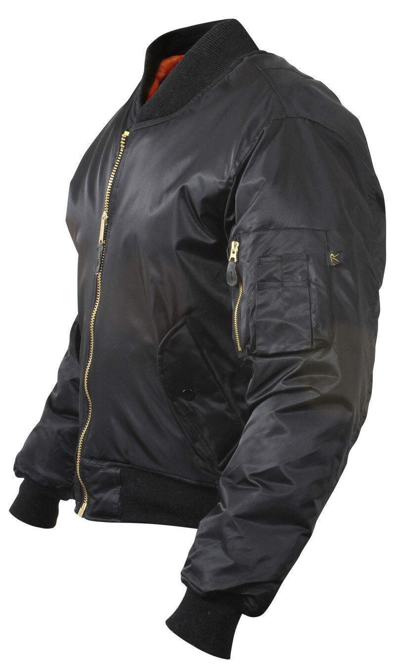 Rothco MA-1 Flight Jacket - Black