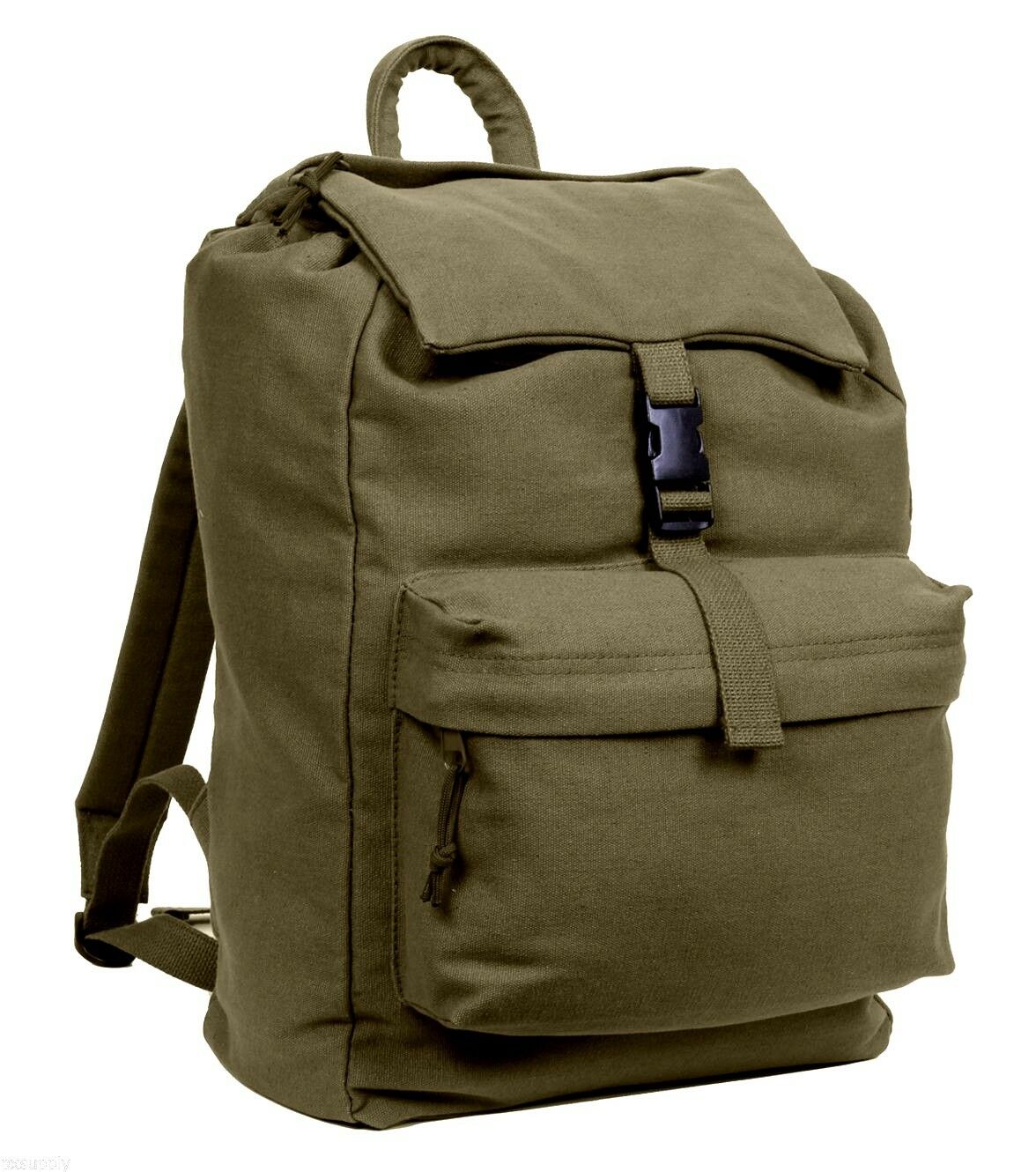 Rothco Canvas Daypack - Olive Drab Military Green