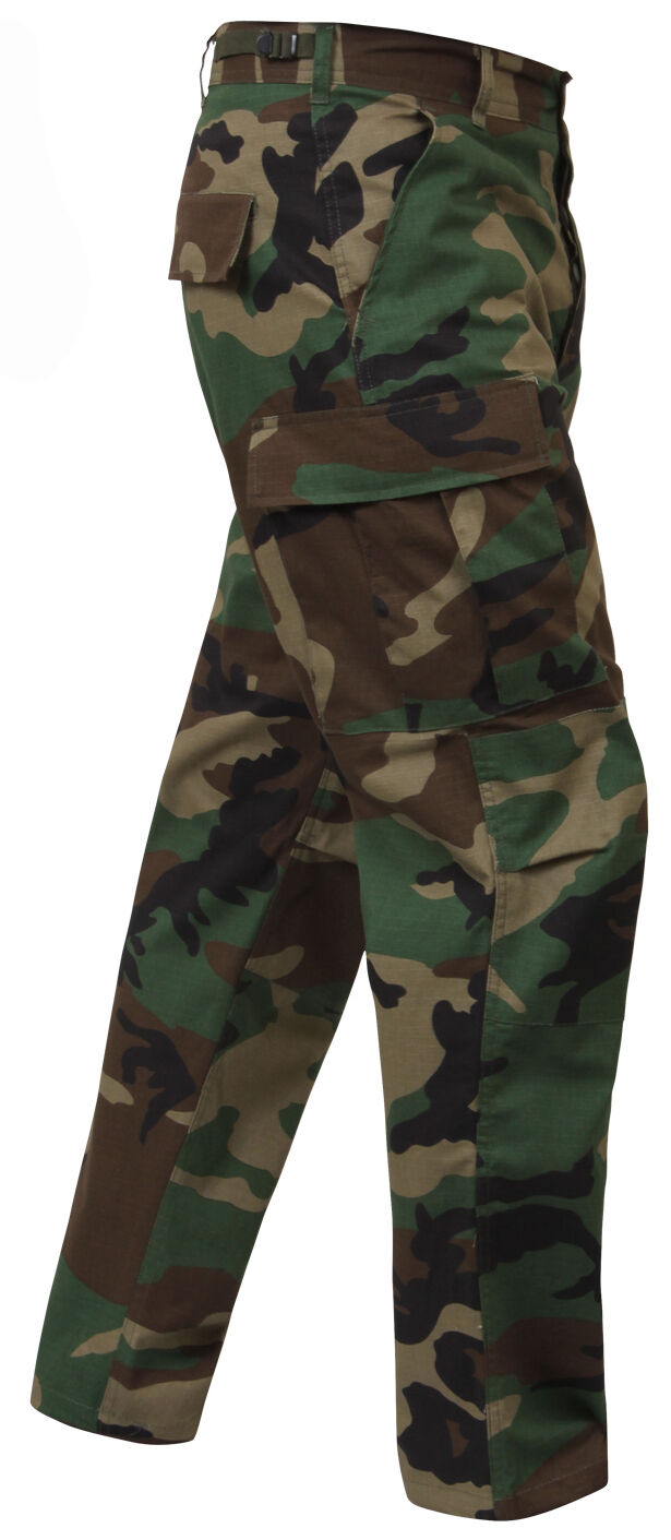 Rothco Rip Stop BDU Pants - Woodland Camo
