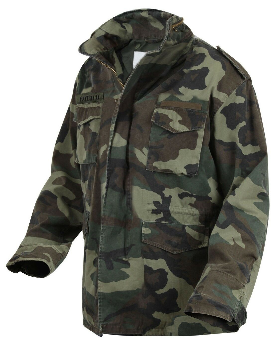 Rothco Vintage M-65 Field Jacket - Woodland Camo