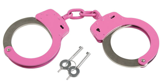 Rothco Pink Handcuffs With Belt Loop Pouch