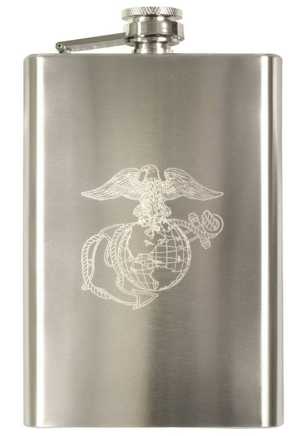 Rothco Engraved USMC Stainless Steel Flask