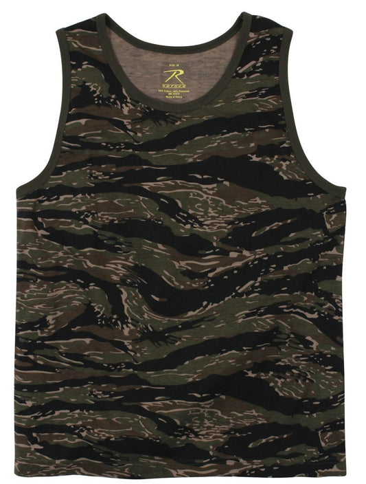 Rothco Camo Tank Top - Tiger Stripe Camo