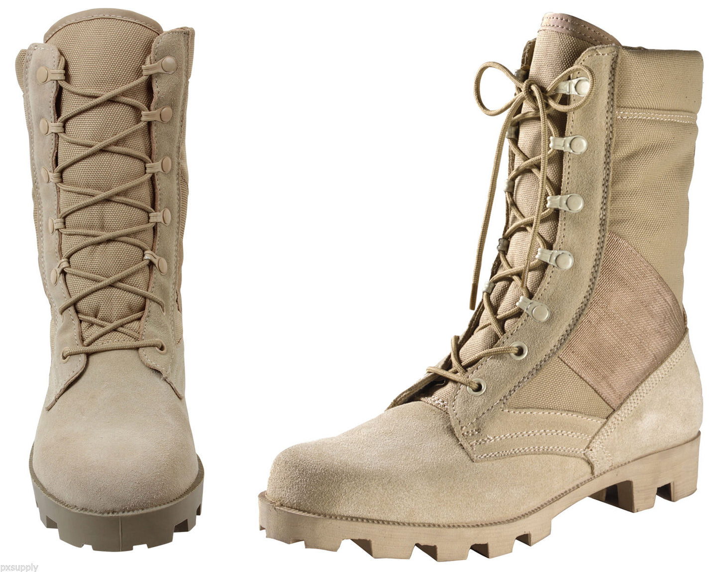Rothco G.I. Type Speedlace Combat / Jungle Boot - 8 Inch - Desert Tan