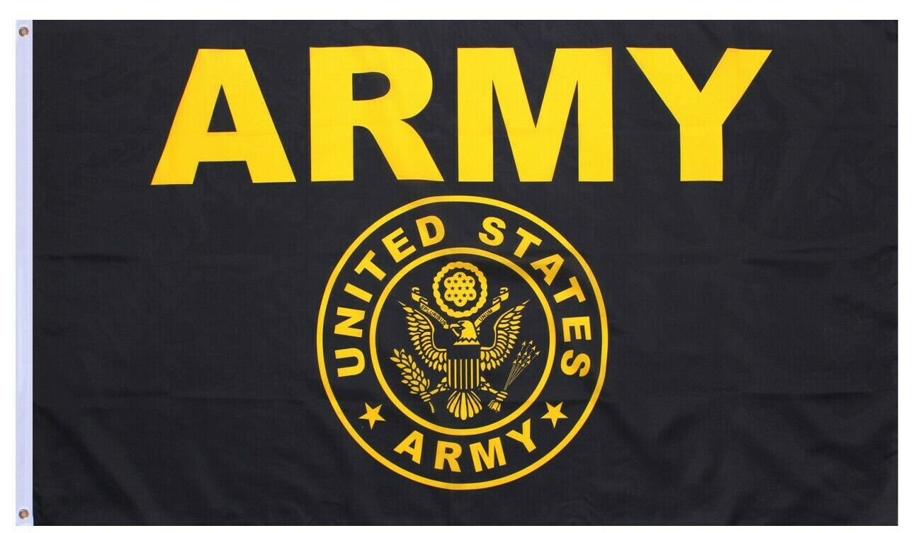 Rothco Black & Gold Army Flag