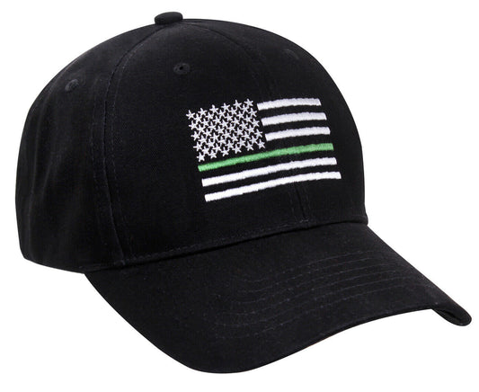Rothco Thin Green Line Flag Low Pro Cap