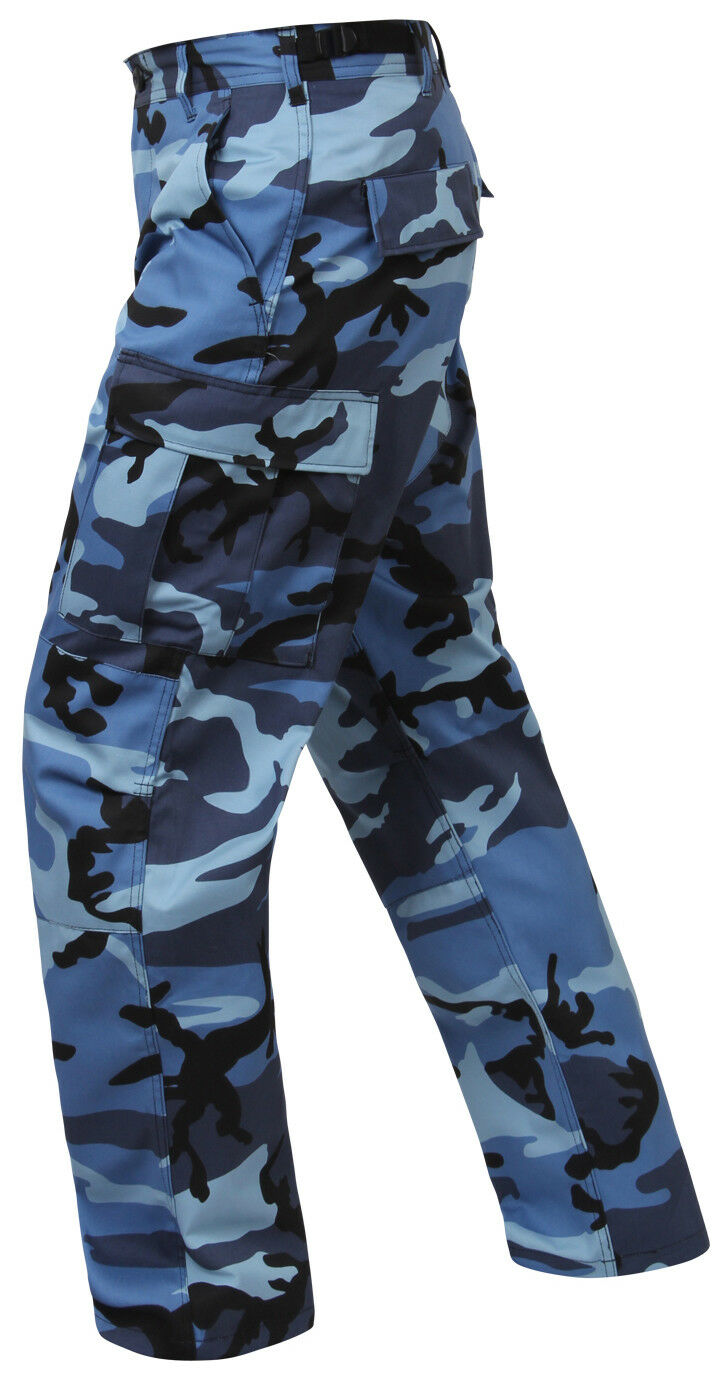 Rothco Color Camo Tactical BDU Pants - Sky Blue Camo