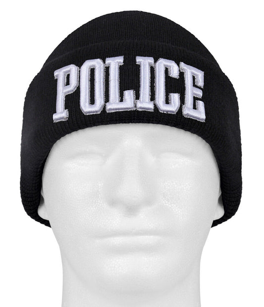 Rothco Deluxe Public Safety Embroidered Watch Cap - Police