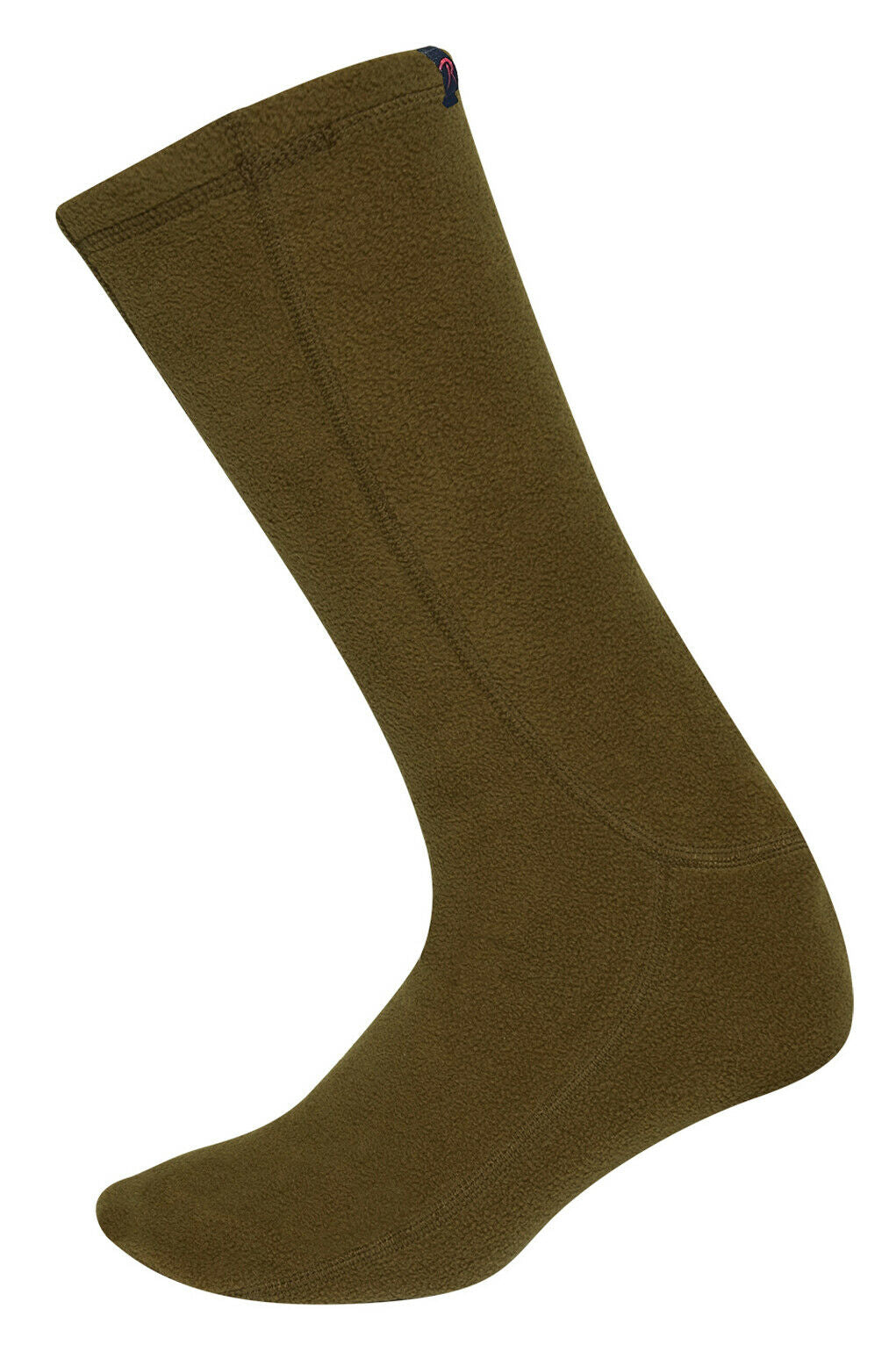 Brown Polar Fleece Boot Over Sock Liners Warm Comfy Cold Weather Feet Protection