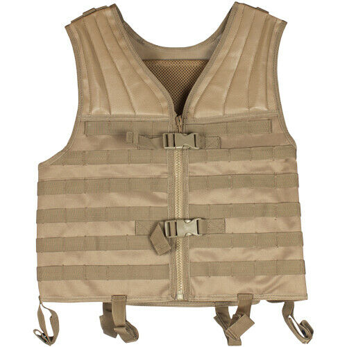 Oversized Big Tall 2XL 3XL Tactical Modular Vest Molle Adjustable Fox 65-2915