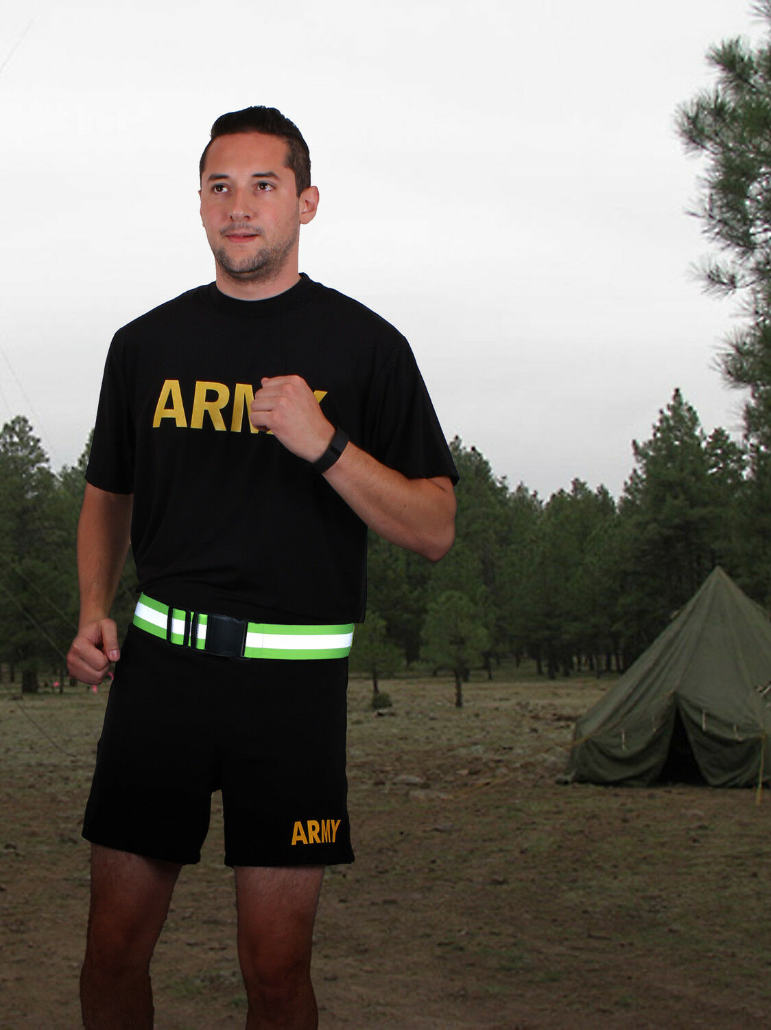 Rothco Reflective Elastic PT Physical Training Belt