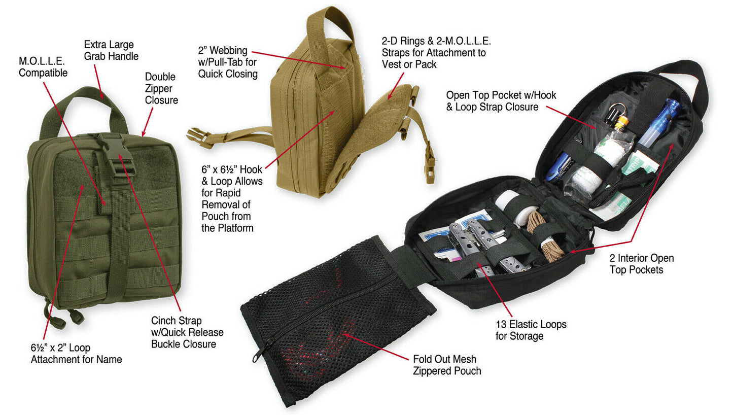 Rothco Tactical MOLLE Breakaway Pouch - Olive Drab