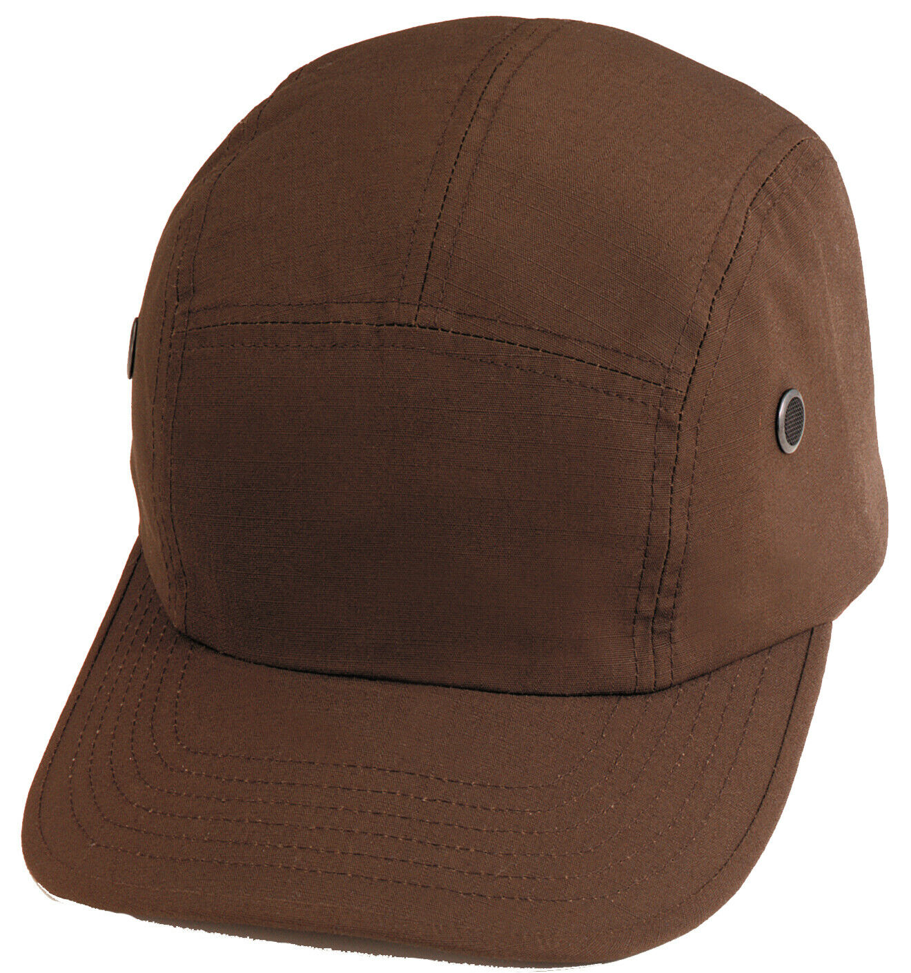 Rothco 5 Panel Rip-Stop Military Street Cap - Brown