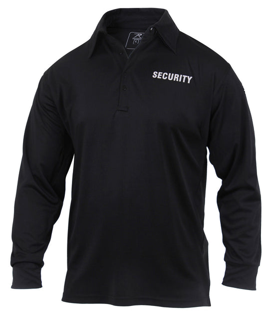 Rothco Moisture Wicking Long Sleeve Security Polo