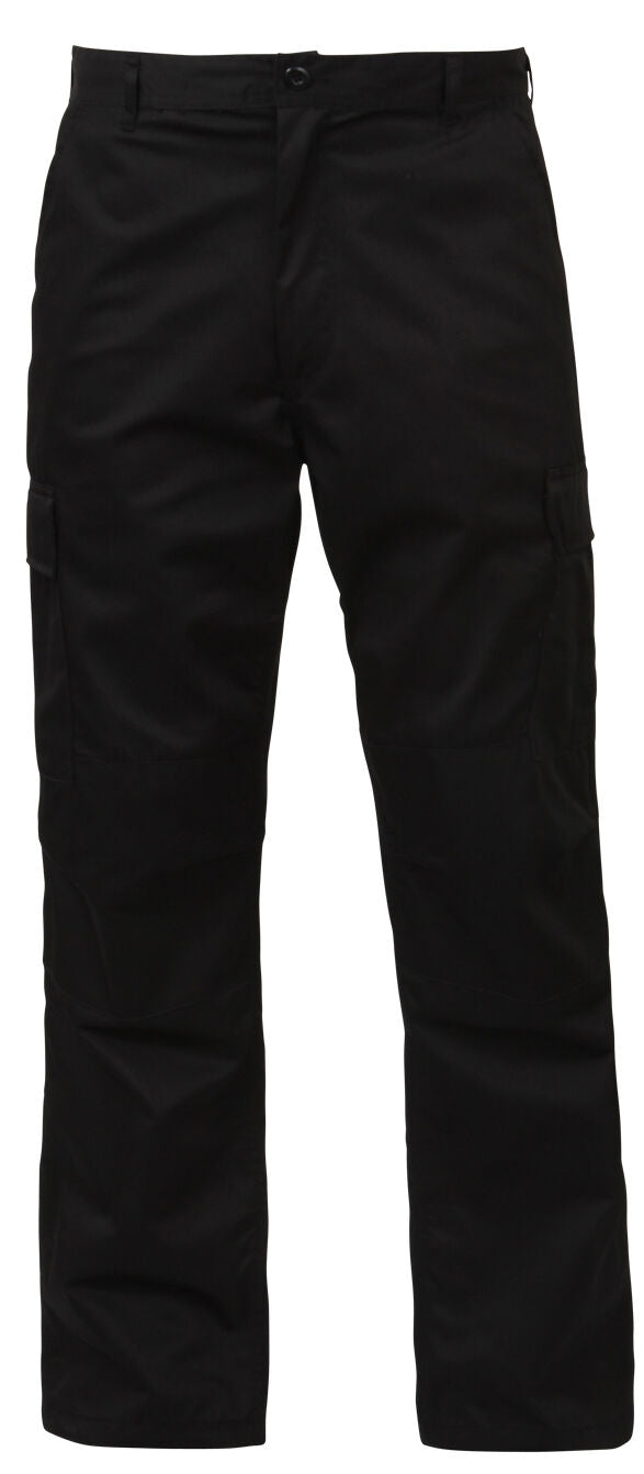 Rothco Relaxed Fit Zipper Fly BDU Pants - Black
