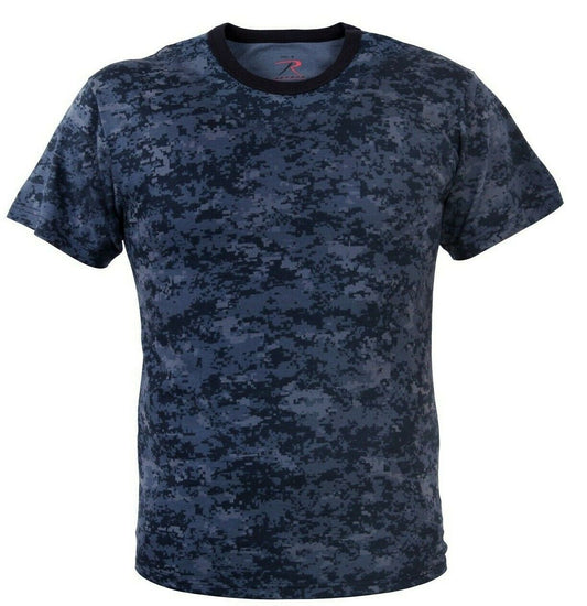 Rothco Digital Camo T-Shirt - Navy Blue