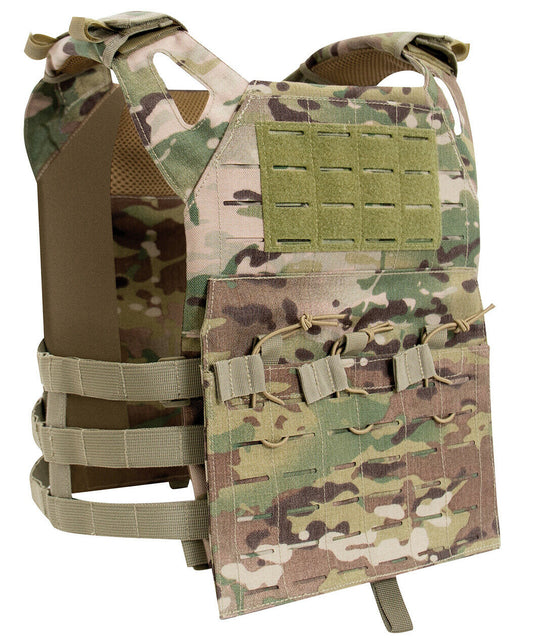 Rothco Laser Cut MOLLE Lightweight Armor Carrier Vest - Multicam Camo