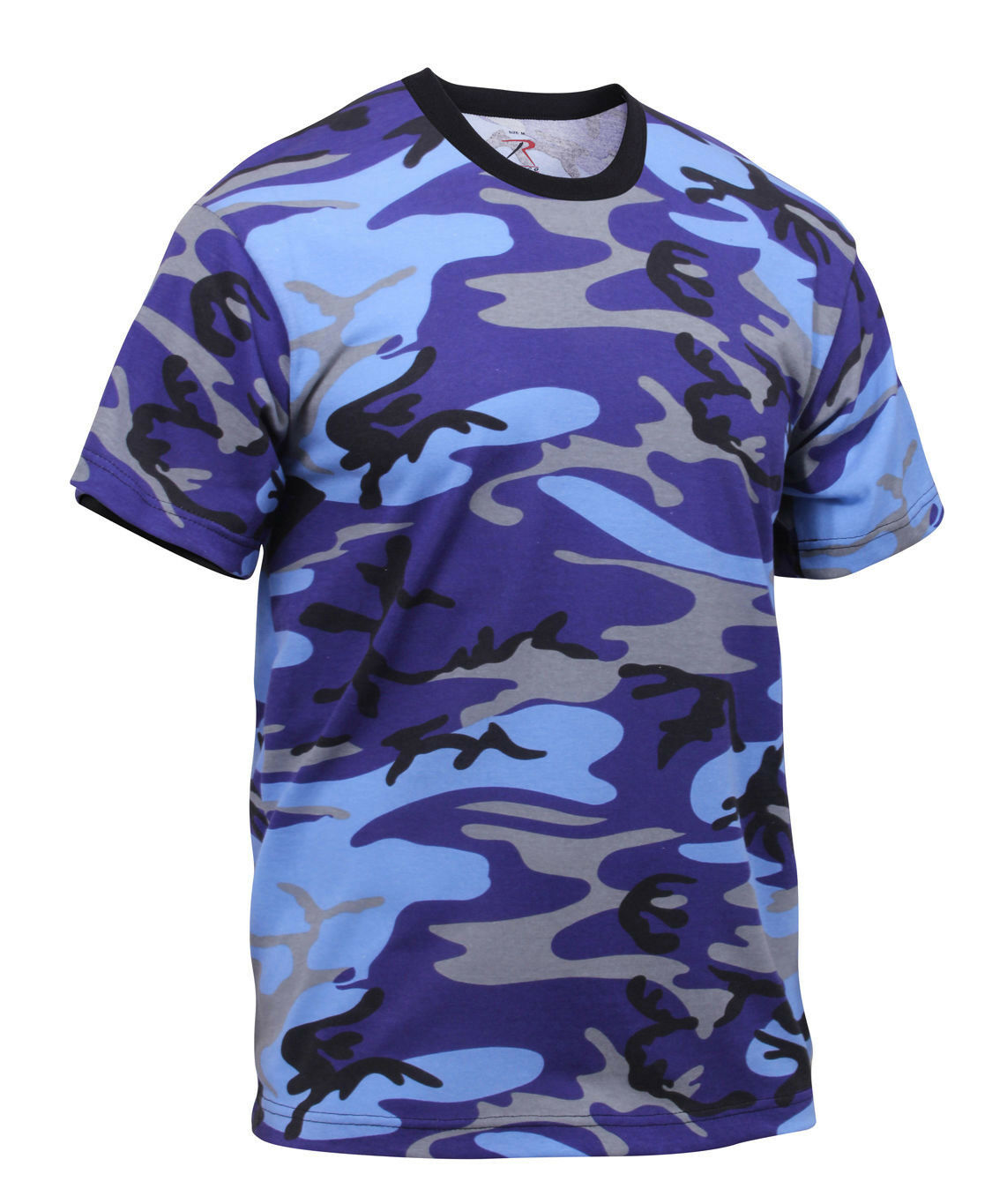 Rothco Color Camo T-Shirts - Electric Blue Camo