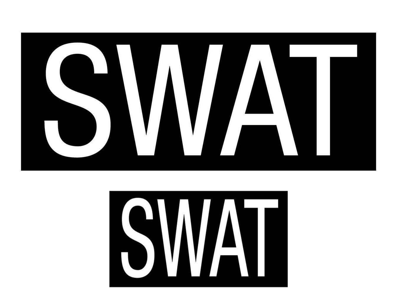 Rothco SWAT Patch With Hook Back - Set of 2 Patches