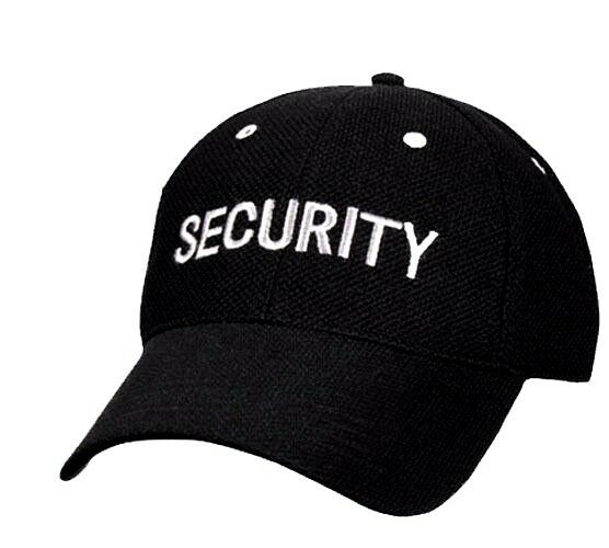 Rothco Security Low Profile Insignia Mesh Cap - Black
