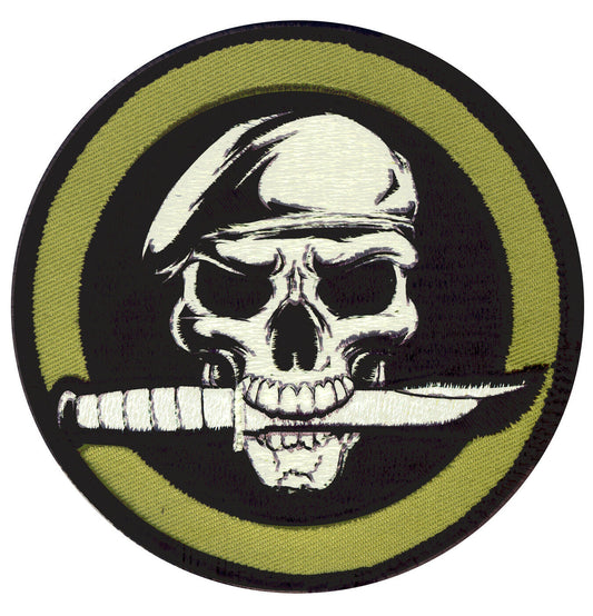 Rothco Military Skull & Knife Morale Patch
