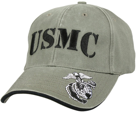 Rothco Deluxe Vintage USMC Embroidered Low Profile Cap
