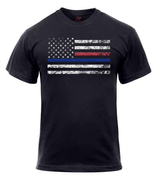 Rothco Thin Blue Line & Thin Red Line T-shirt