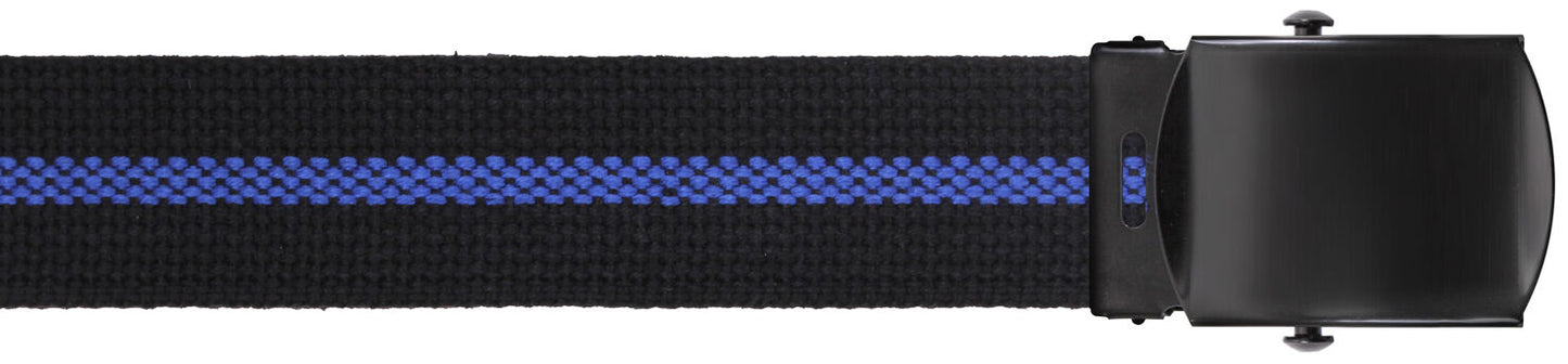 Rothco Thin Blue Line Web Belt - 54 Inches