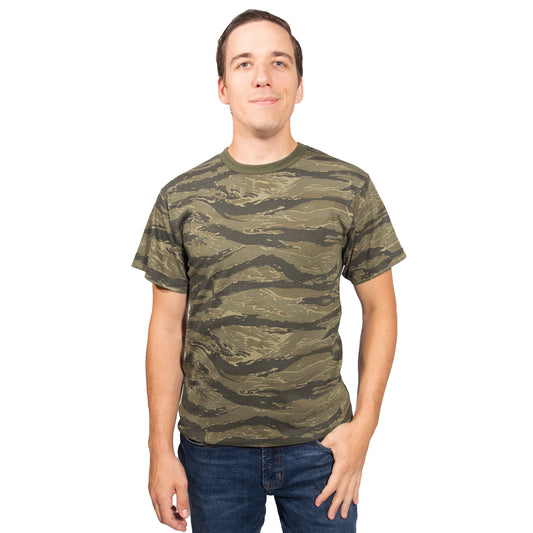 Rothco Vintage Camo T-Shirts - Tiger Stripe Camo