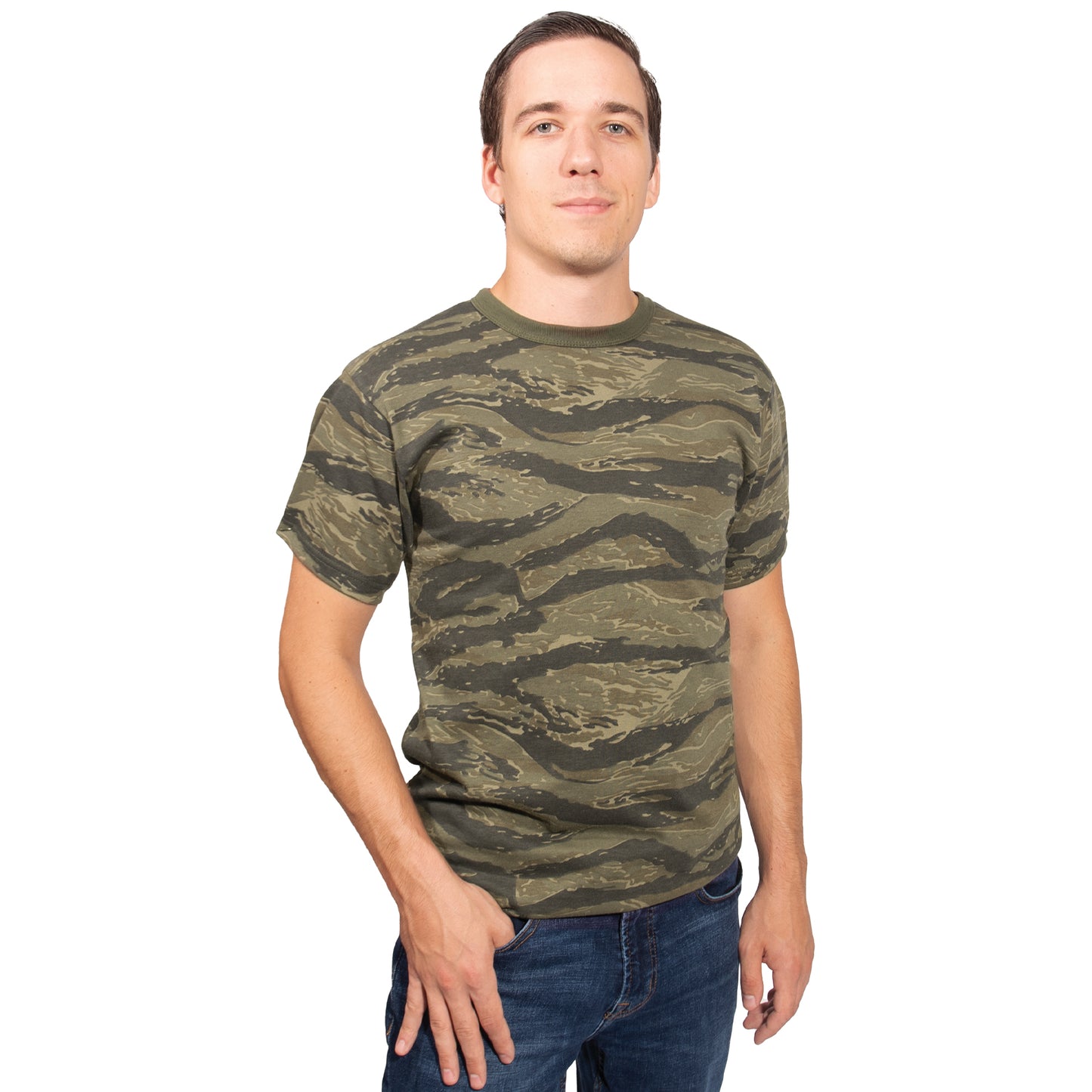 Rothco Vintage Camo T-Shirts - Tiger Stripe Camo