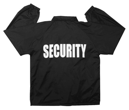 Rothco Lined Coaches Security Jacket - Black