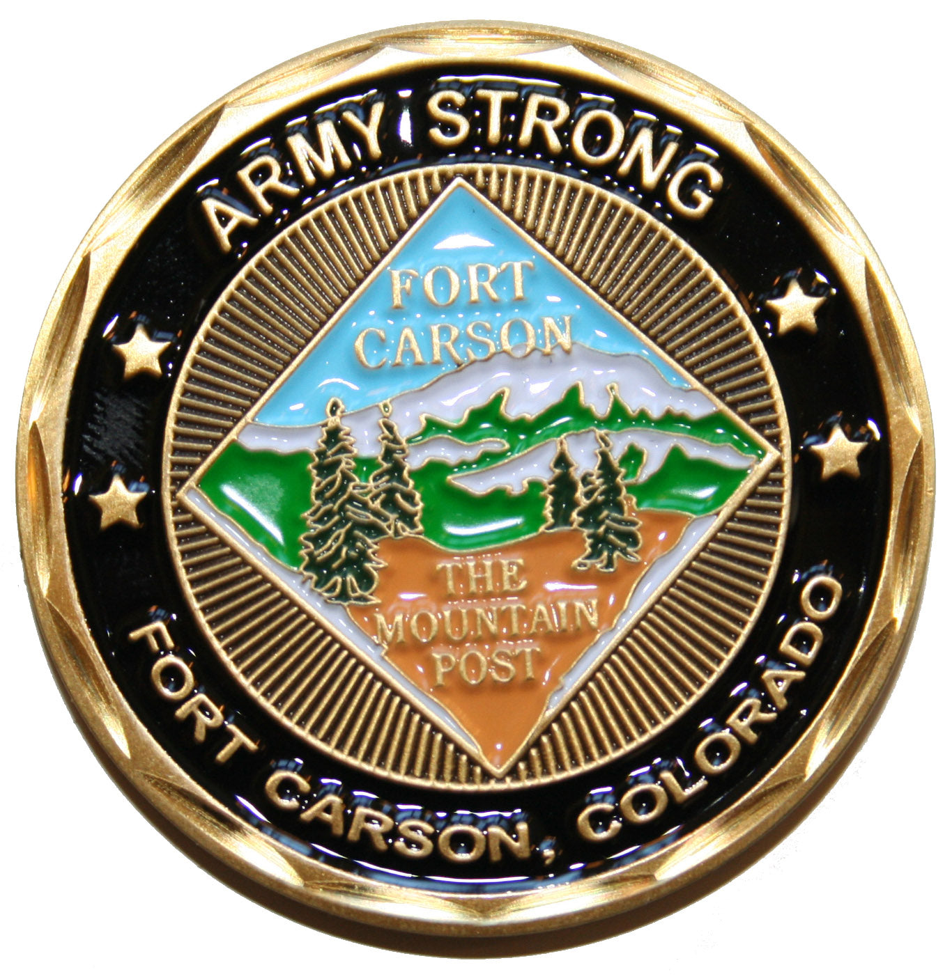 Military Challenge Coin - Fort Carson Colorado