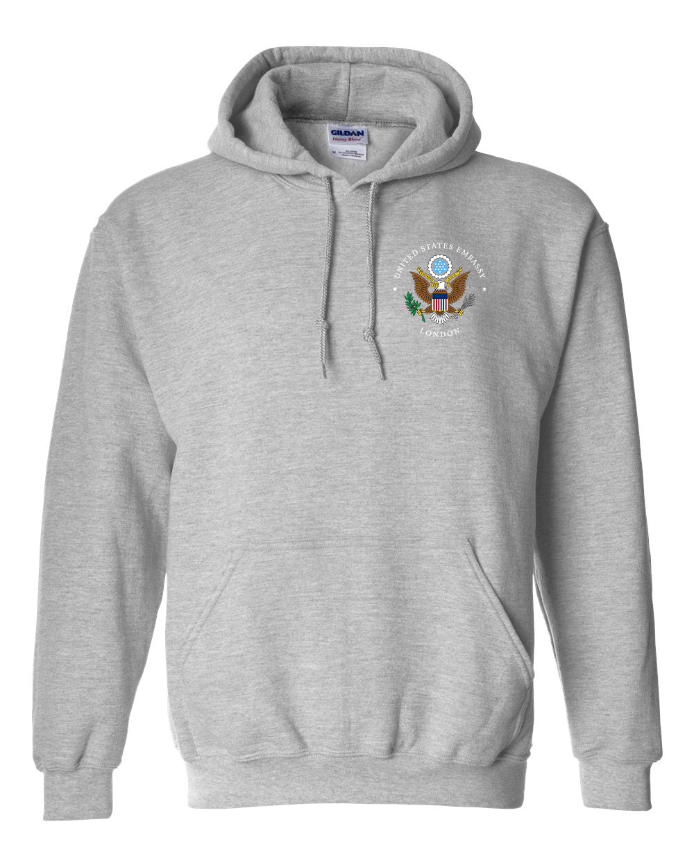 Embroidered London US Embassy Hoodie