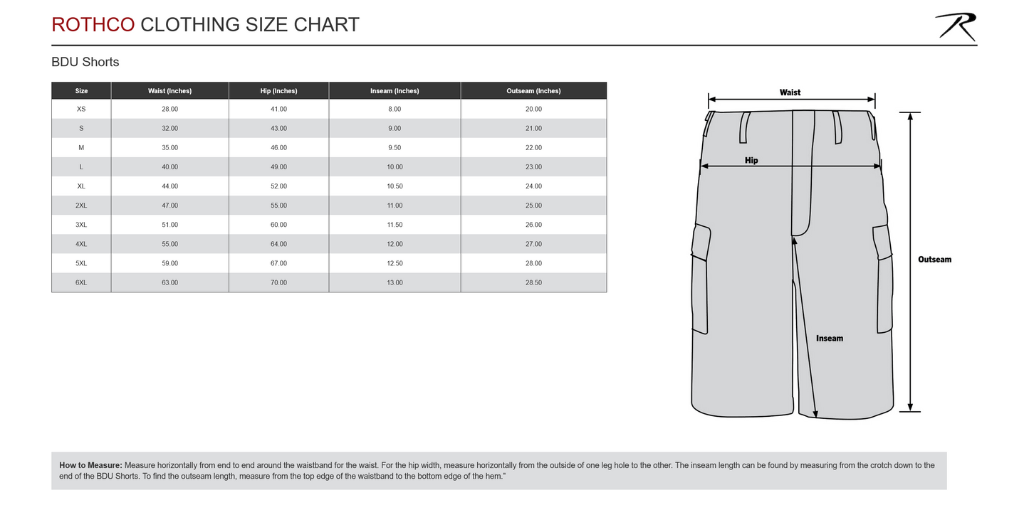 Rothco Digital Camo BDU Shorts - Desert Digital Camo