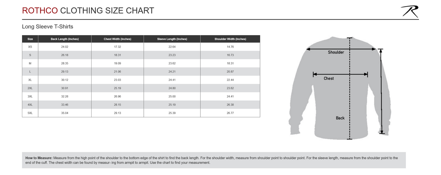 Rothco US Flag Long Sleeve T-Shirt - Coyote Brown