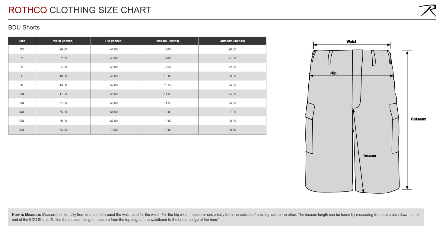 Rothco Digital Camo BDU Shorts - Sky Blue Digital Camo