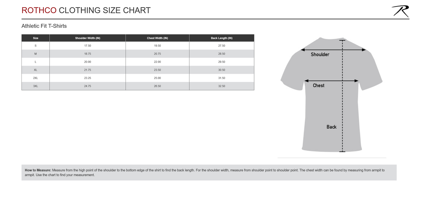 Rothco Thin Blue Line Shield T-Shirt - Black