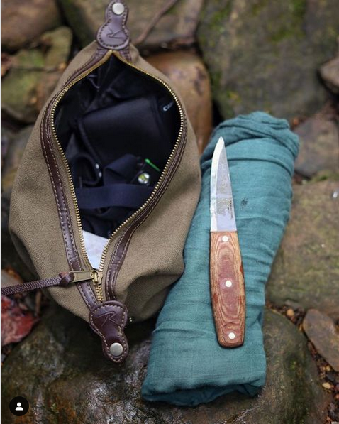 Rothco Canvas And Leather Travel Kit Toiletry Bag