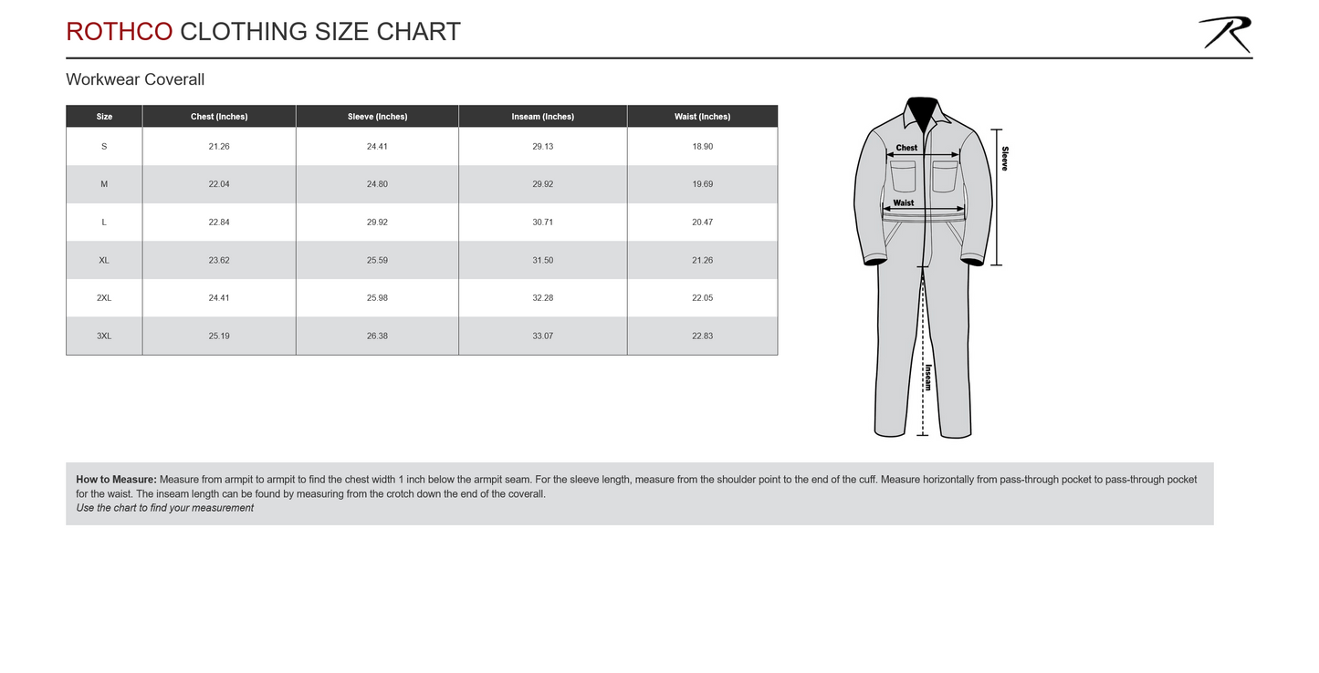 Rothco Workwear Coverall