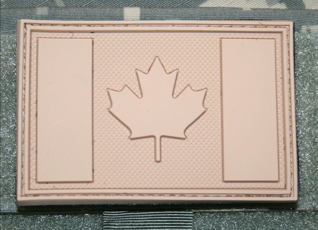 Military Tactical PVC Patch - Canada Flag