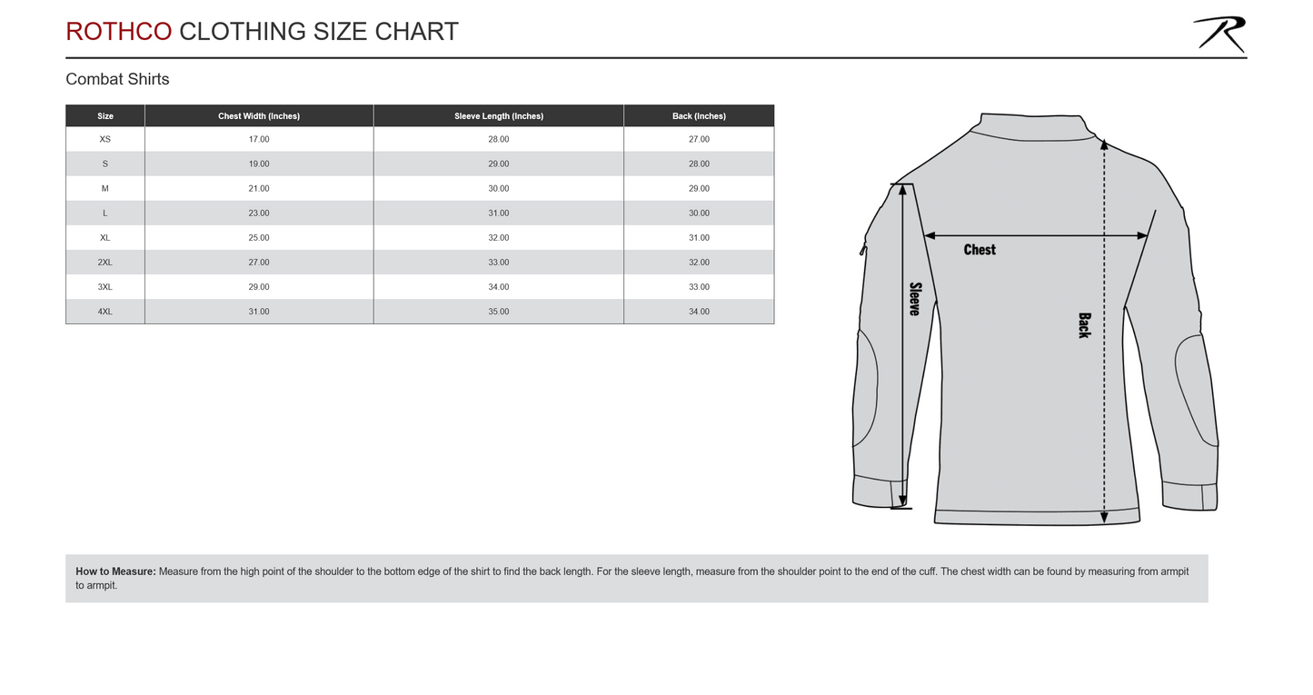 Rothco Military NYCO FR Fire Retardant Combat Shirt - Subdued Urban Digital Camo