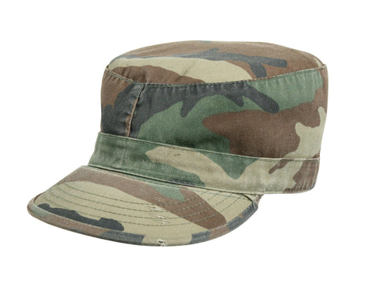 Rothco Vintage Camo Fatigue Caps - Woodland Camo
